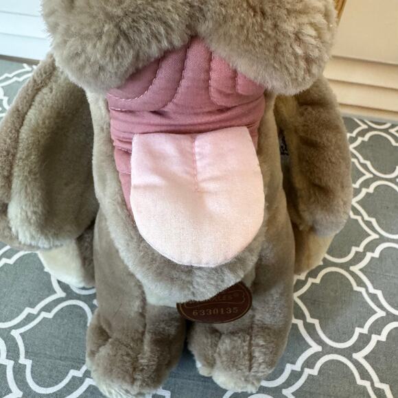 Ganz Vintage Wrinkles 1981 Dog Plush Toy Stuffed Animal Medium Brown 10" Puppy - Picture 11 of 12